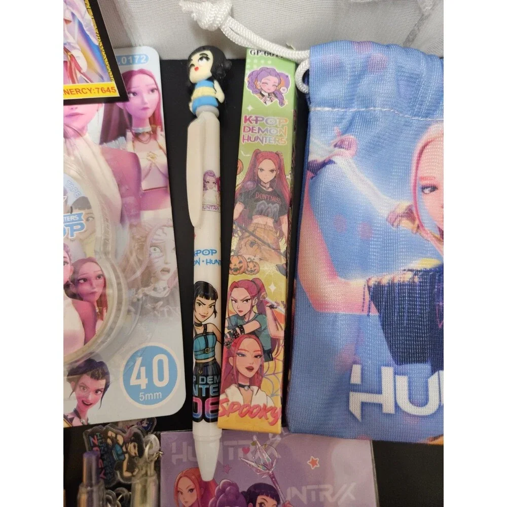 k-pop Demon Hunters Kids Pen & Art Supplies Bundle School Drawing Trendy Cartoon